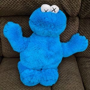 Kaws x Uniqlo Kaws Sesame Street Cookie Monster Plush